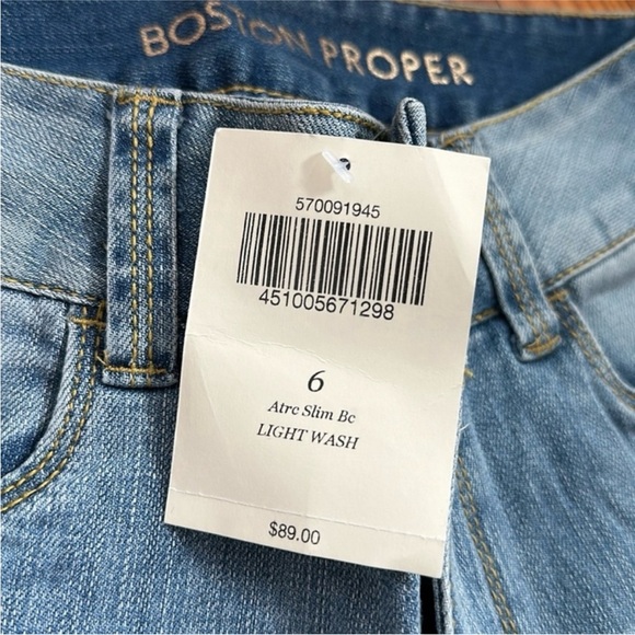Boston Proper light wash boot cut jeans - Picture 5 of 7
